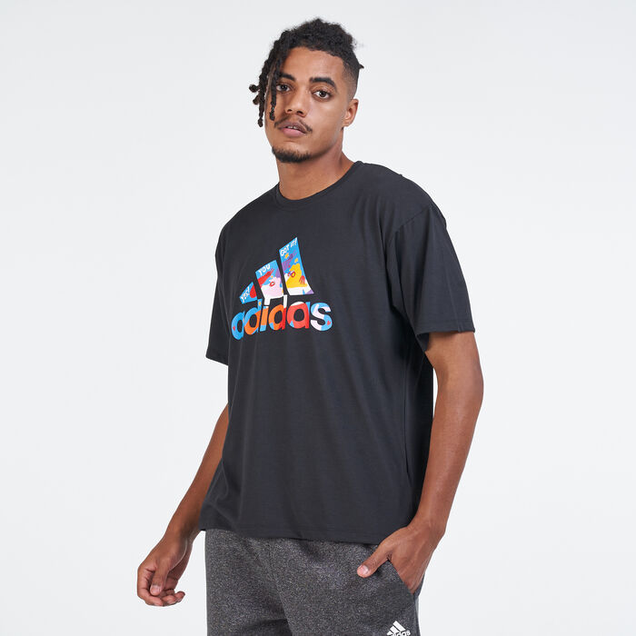 adidas Men's Egle Graphic Unite T-Shirt Black adidas Men's Egle Graphic Unite T-Shirt Black image number 0
