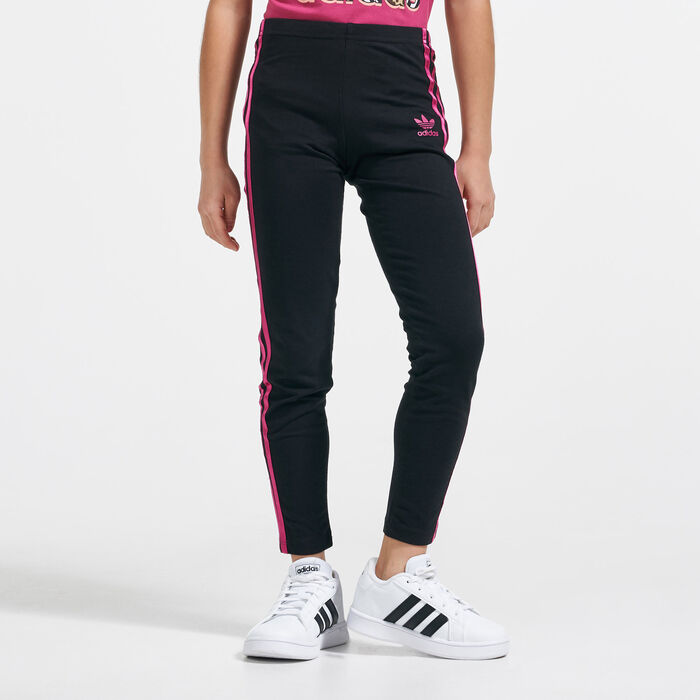 adidas Originals Kids' T-Shirt Dress and Trackpants Set Pink adidas Originals Kids' T-Shirt Dress and Trackpants Set Pink image number 2