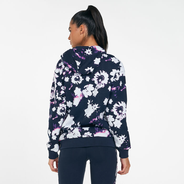 adidas Originals Women's Allover Print Hoodie Multi adidas Originals Women's Allover Print Hoodie Multi image number 1