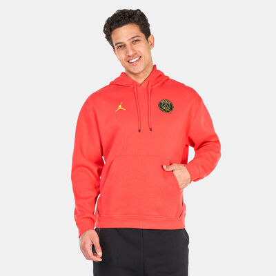 Jordan Men's Paris Saint-Germain Fleece Hoodie Red