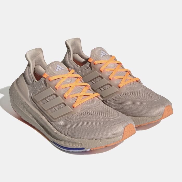 adidas Men's Ultraboost Light Running Shoes Beige image number 1