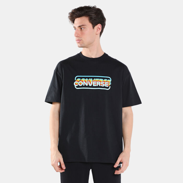 Converse Men's Retro Gamer T-Shirt Black image number 0