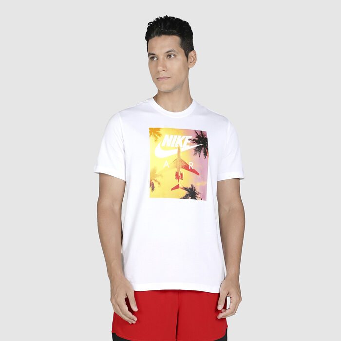 Nike Men's Sportswear Air Photo T-Shirt White Nike Men's Sportswear Air Photo T-Shirt White image number 0