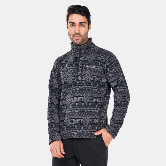 Columbia Men's Fast Trek™ Printed Sweatshirt Black Columbia Men's Fast Trek™ Printed Sweatshirt Black image number 0