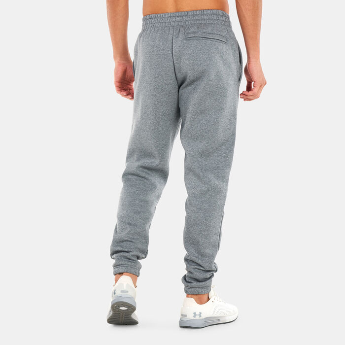 Under Armour Men's UA Essential Fleece Joggers Grey Under Armour Men's UA Essential Fleece Joggers Grey image number 1