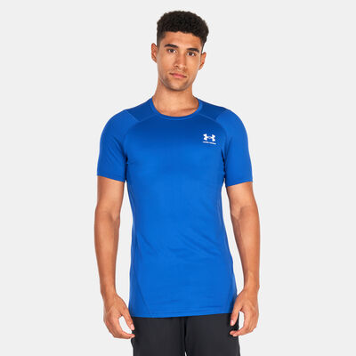 Under Armour Men's HeatGear® Armour Fitted T-Shirt Blue