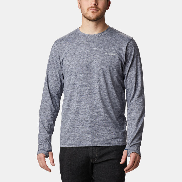 Columbia Men's Tech Trail™ Long Sleeve Crew II T-Shirt Blue Columbia Men's Tech Trail™ Long Sleeve Crew II T-Shirt Blue image number 0
