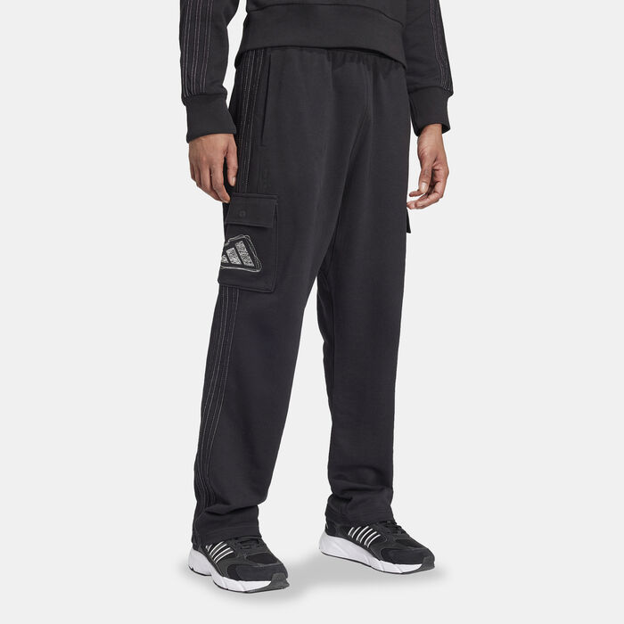 adidas Men's ALL SZN Graphic Seasonal Pants Black adidas Men's ALL SZN Graphic Seasonal Pants Black image number 0