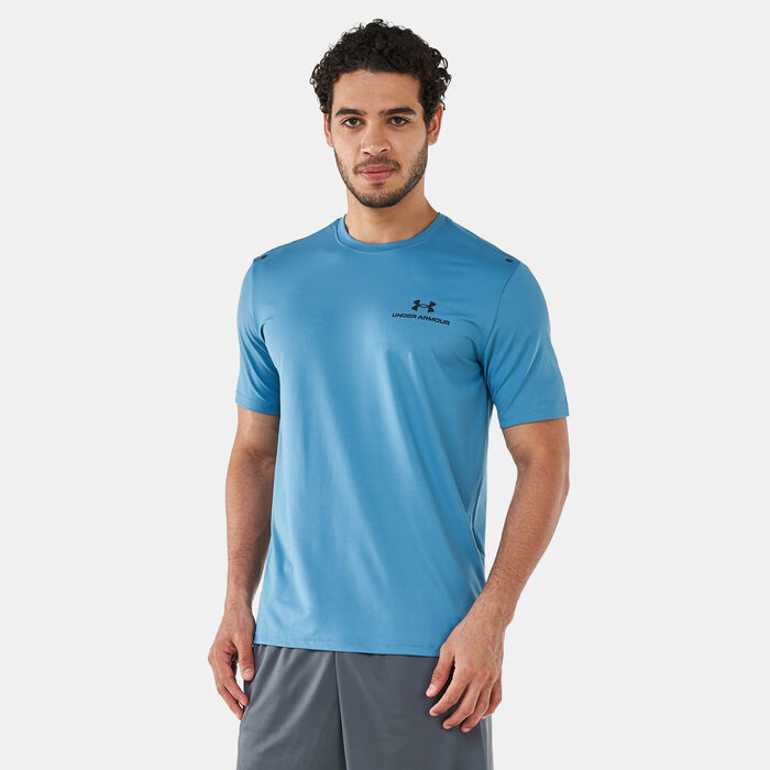 Under Armour Men's UA RUSH™ Energy T-Shirt Blue Under Armour Men's UA RUSH™ Energy T-Shirt Blue image number 0
