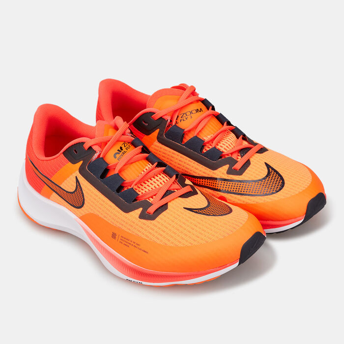 Nike Men's Air Zoom Rival Fly 3 Road Racing Shoe Orange Nike Men's Air Zoom Rival Fly 3 Road Racing Shoe Orange image number 2
