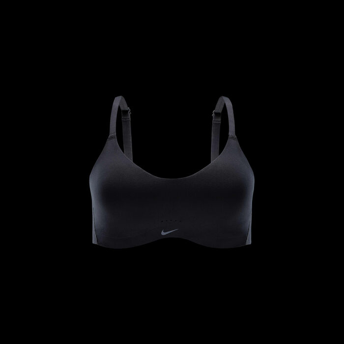Nike Women's Alate Minimalist Light-Support Convertible Sports Bra Black image number 5