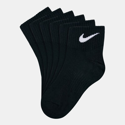 Nike Men's Performance Quarter Socks (3 Pack) Black