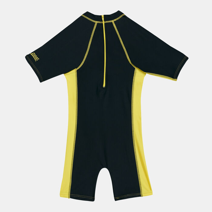 Zoggs Kids' Batman All-in-One Swimming Suit Black Zoggs Kids' Batman All-in-One Swimming Suit Black image number 1