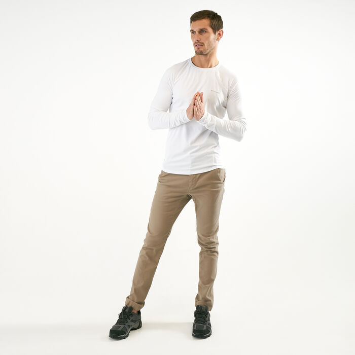 Columbia Midweight Stretch Long Sleeve T-Shirt White Columbia Midweight Stretch Long Sleeve T-Shirt White image number 2