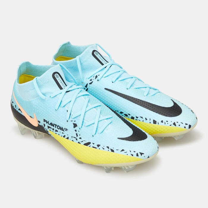 Nike Men's Phantom GT2 Elite Firm Ground Football Shoe Blue Nike Men's Phantom GT2 Elite Firm Ground Football Shoe Blue image number 1