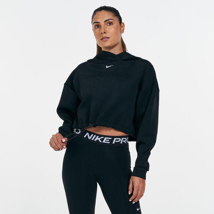 Nike Women's Pro Innovation Hoodie Black Nike Women's Pro Innovation Hoodie Black image number 0
