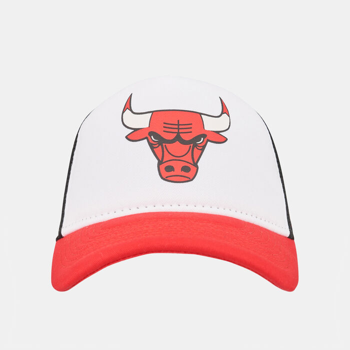 New Era Men's Chicago Bulls Team Color Block A-Frame Trucker Cap White New Era Men's Chicago Bulls Team Color Block A-Frame Trucker Cap White image number 0