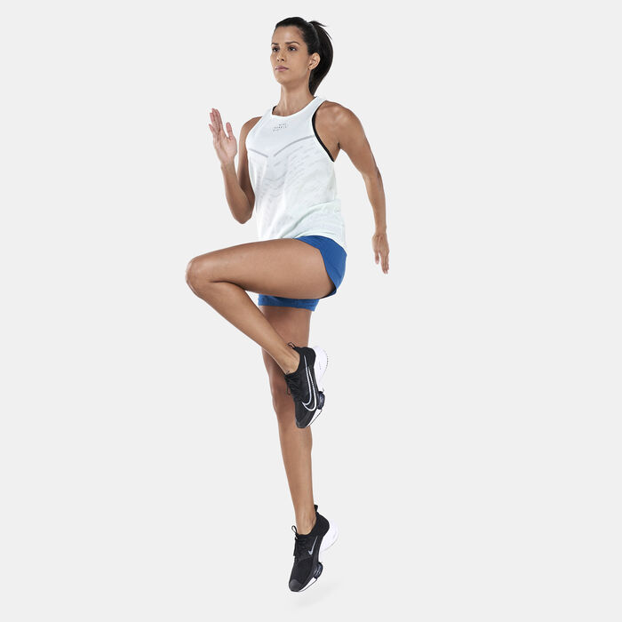 Nike Women's Dri-FIT Eclipse Shorts Blue image number 2