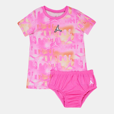 Jordan Kids' Essentials Allover Printed Dress Pink Jordan Kids' Essentials Allover Printed Dress Pink