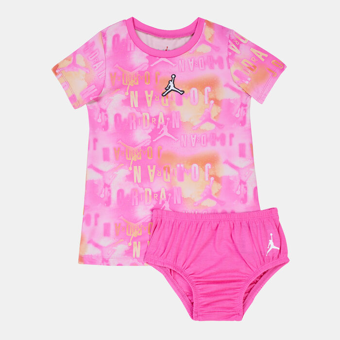 Jordan Kids' Essentials Allover Printed Dress Pink Jordan Kids' Essentials Allover Printed Dress Pink image number 0