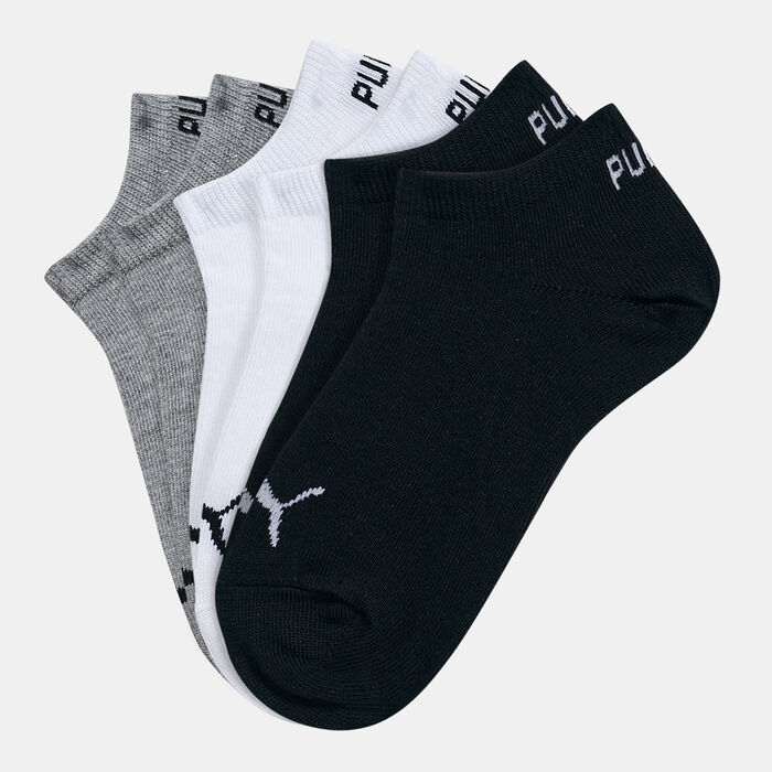 PUMA Kids' Invisible Socks (3-Pairs) Grey PUMA Kids' Invisible Socks (3-Pairs) Grey image number 0