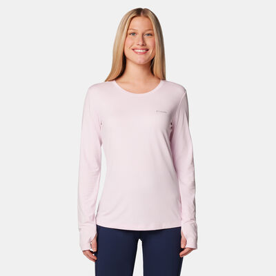 Columbia Women's Sloan Ridge Long Sleeve T-Shirt Pink