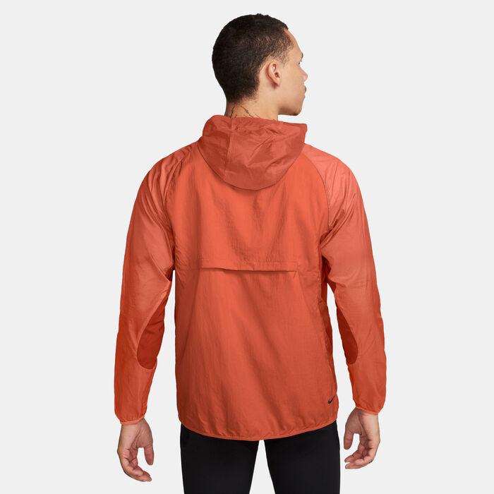 Nike Men's Aireez Trail Running Jacket Orange Nike Men's Aireez Trail Running Jacket Orange image number 1