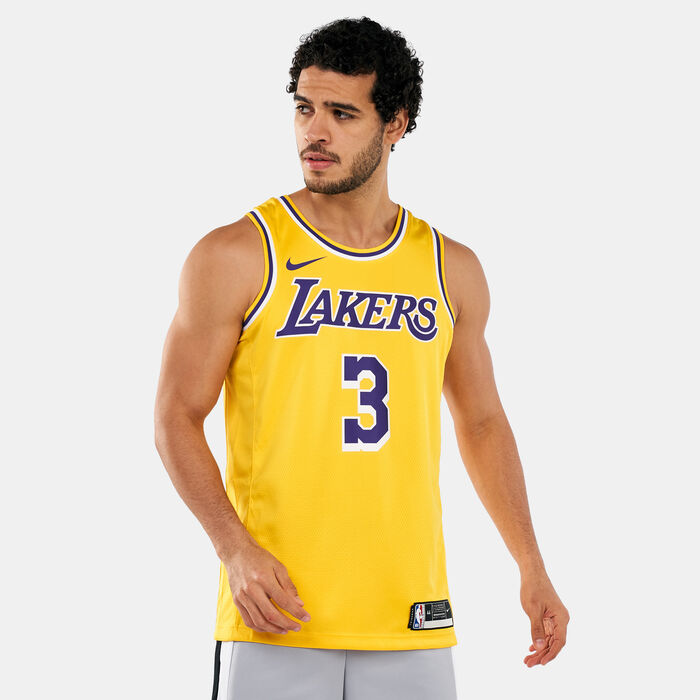 Nike Men's NBA Los Angeles Lakers LeBron James Icon Edition Swingman Jersey Multi Nike Men's NBA Los Angeles Lakers LeBron James Icon Edition Swingman Jersey Multi image number 0