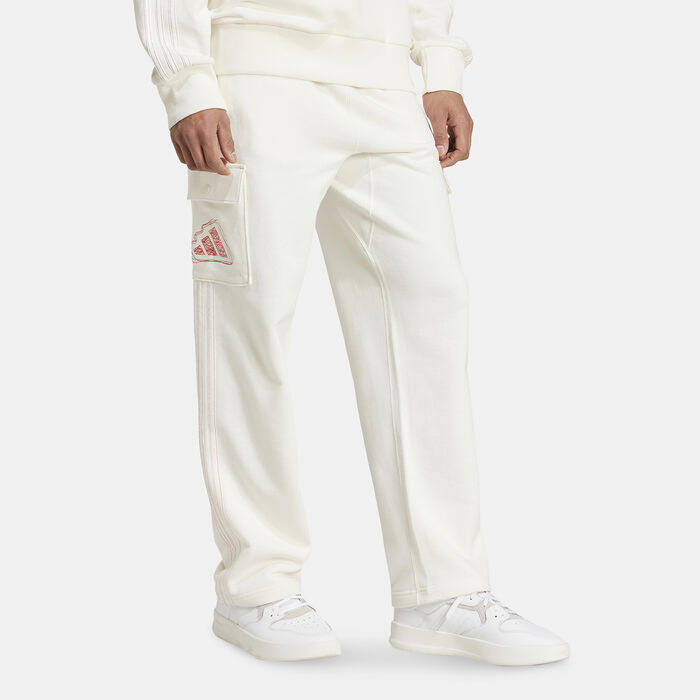 adidas Men's ALL SZN Graphic Seasonal Pants White adidas Men's ALL SZN Graphic Seasonal Pants White image number 2