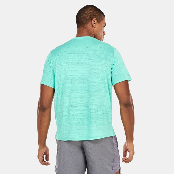 Nike Men's Dri-FIT Miler T-Shirt Green Nike Men's Dri-FIT Miler T-Shirt Green image number 1