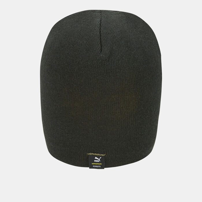 PUMA Kids' X Peanuts Classic Cuffless Beanie Black PUMA Kids' X Peanuts Classic Cuffless Beanie Black image number 1