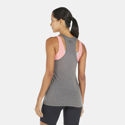 Under Armour Women's Threadborne Tank Top Grey