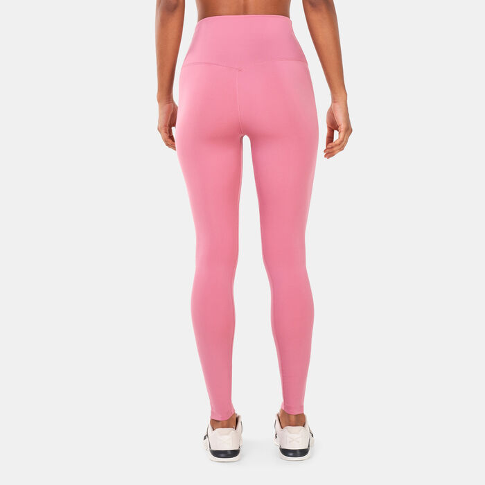 Nike Women's One Dri-FIT Training Leggings Pink Nike Women's One Dri-FIT Training Leggings Pink image number 1