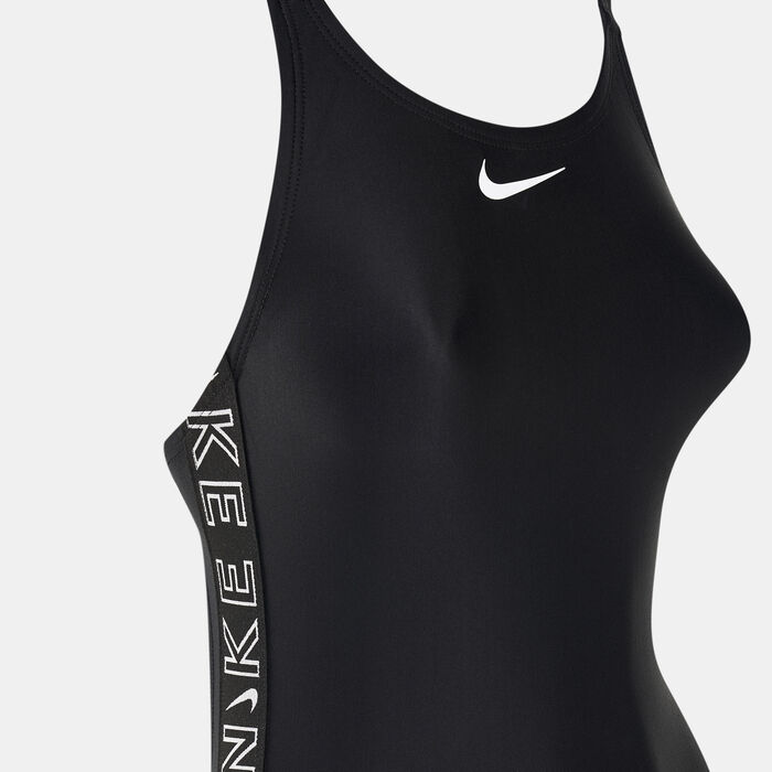 Nike Swim Women's Fastback One-Piece Swimsuit Black Nike Swim Women's Fastback One-Piece Swimsuit Black image number 3
