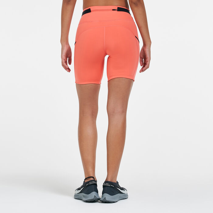 Nike Women's Epic Luxe Trail Shorts Orange Nike Women's Epic Luxe Trail Shorts Orange image number 1