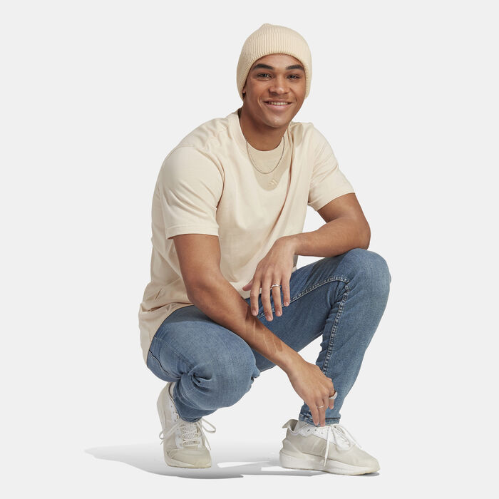 adidas Men's All SZN T-Shirt Beige adidas Men's All SZN T-Shirt Beige image number 2