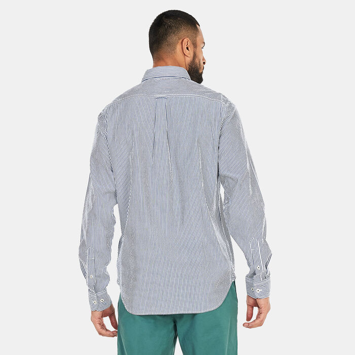 Timberland Men's Striped Seersucker Shirt Blue Timberland Men's Striped Seersucker Shirt Blue image number 1