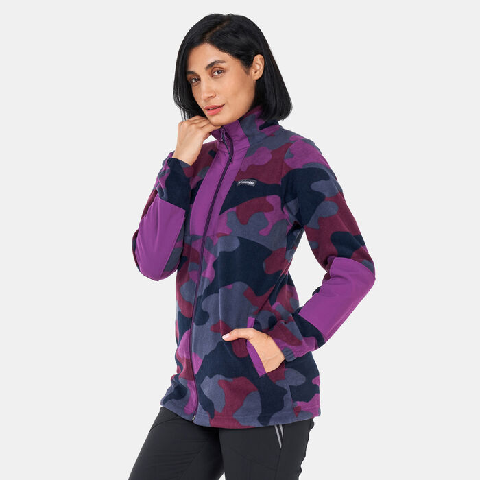 Columbia Women's Lodge™ Full Zip Fleece Jacket Purple Columbia Women's Lodge™ Full Zip Fleece Jacket Purple image number 0