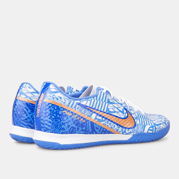 Nike Men's Zoom Mercurial Vapor 15 Academy IC Football Shoe Blue image number 2