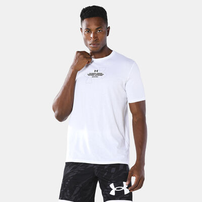 Under Armour Men's Basketball Photo T-Shirt White Under Armour Men's Basketball Photo T-Shirt White