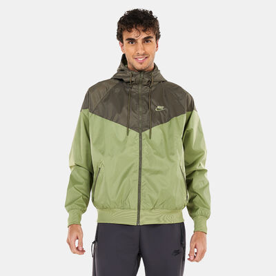 Nike Men's Sportswear Windrunner Hooded Jacket Green Nike Men's Sportswear Windrunner Hooded Jacket Green