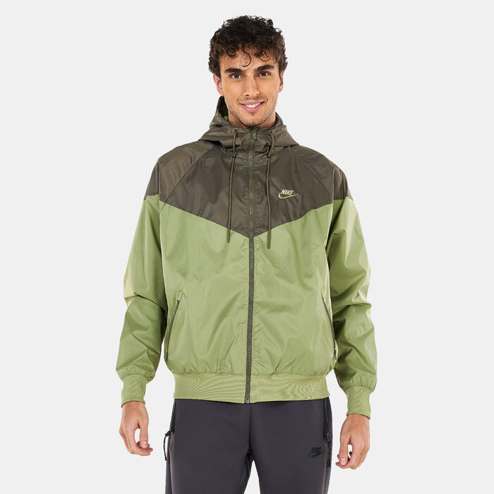 Nike Men's Sportswear Windrunner Hooded Jacket Green Nike Men's Sportswear Windrunner Hooded Jacket Green image number 0