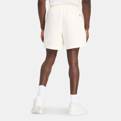 New Balance Men's Sport Essentials Fleece Graphic Shorts White