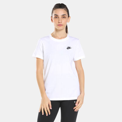 Nike Women's Sportswear Club T-Shirt White