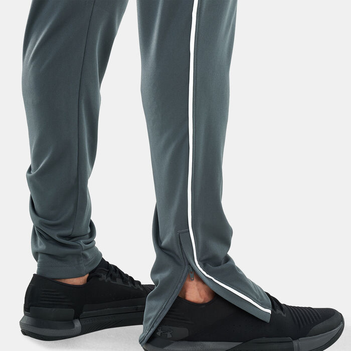 Under Armour Men's Pique Track Pants Grey Under Armour Men's Pique Track Pants Grey image number 3