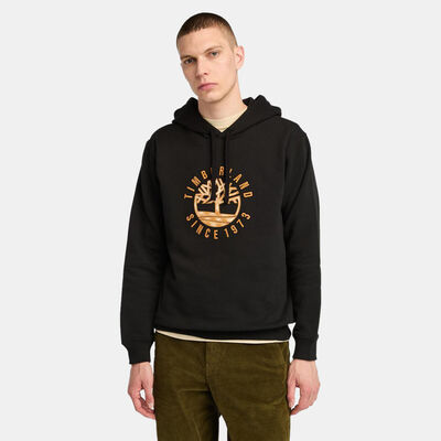 Timberland Men's Holiday Graphic Hoodie Black Timberland Men's Holiday Graphic Hoodie Black