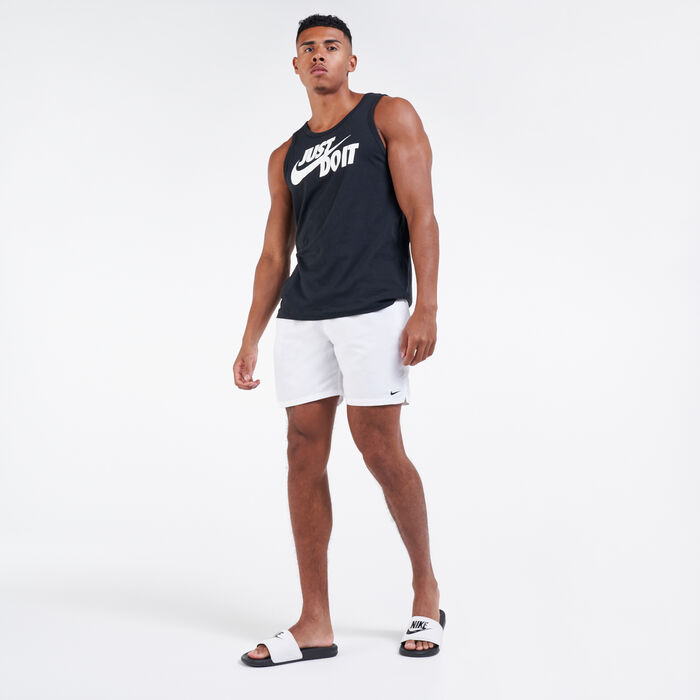 Nike Swim Men's Swim 7-Inch Volley Shorts White image number 2