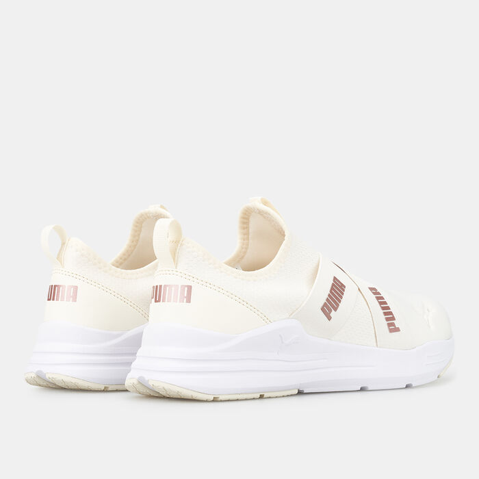 PUMA Women's Wired Run Metallics Slip-On Shoe Ivory PUMA Women's Wired Run Metallics Slip-On Shoe Ivory image number 2