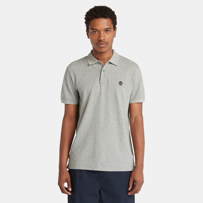 Timberland Men's Millers River Polo Shirt Grey Timberland Men's Millers River Polo Shirt Grey image number 0