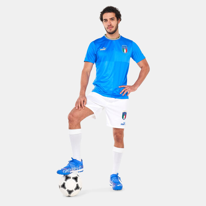 PUMA Men's Italy Shorts - 2022/23 White image number 2